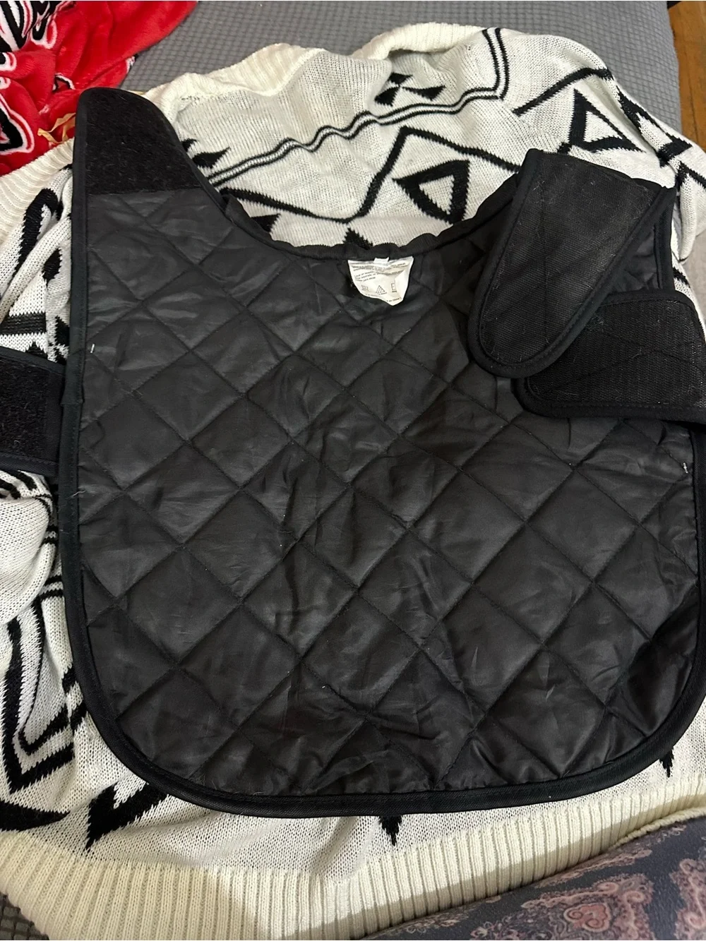 Carhartt Black Canvas Dog Vest with Brass-Accent Pockets
